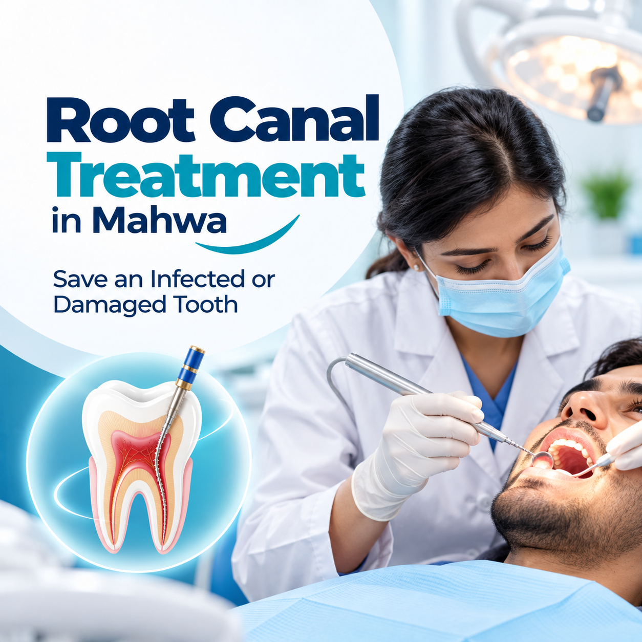 Root Canal Treatment in Mahwa – Save an Infected or Damaged Tooth